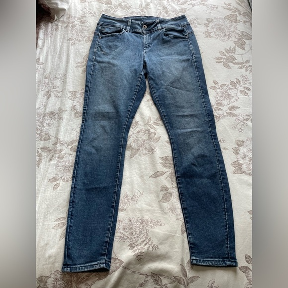 G-Star Raw Lynn Mid Super Skinny Jeans 32 Blue Stretch Streetwear Casual - Picture 1 of 14